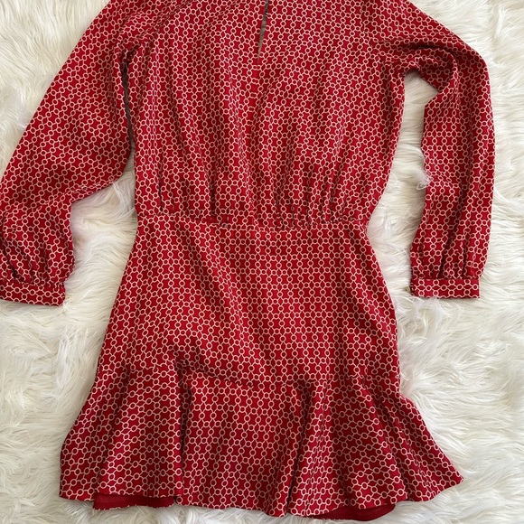 Alexis Red Patterned Dress - Picture 11 of 13